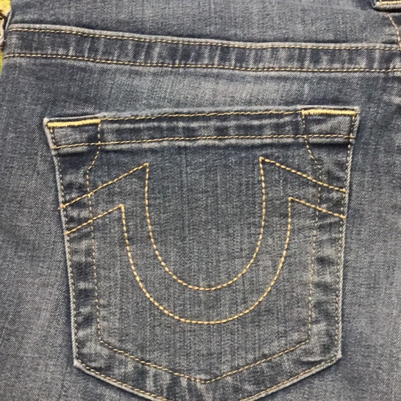 True Religion Mid rise skinny w32 Stella medium wash no flap NWT - Picture 7 of 16